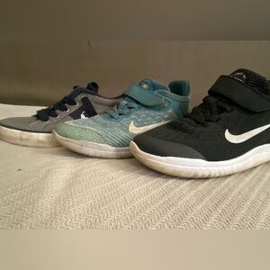 Size 1 Bundle of 3 Pairs Boys Sneakers